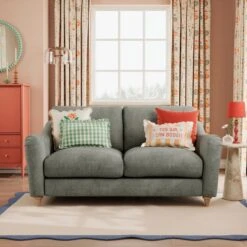 Hattie Tonal Plush Chenille 2 Seater Sofa 40 Hattie Tonal Plush Chenille 2 Seater Sofa -Habitat Store 30885990