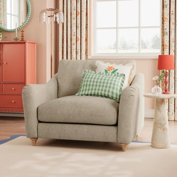 Hattie Tonal Plush Chenille Snuggle Sofa 3 Hattie Tonal Plush Chenille Snuggle Sofa