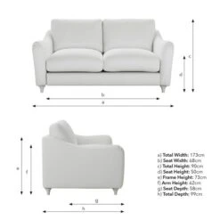 Hattie Tonal Plush Chenille 2 Seater Sofa 30 Hattie Tonal Plush Chenille 2 Seater Sofa -Habitat Store 30886246 alt09