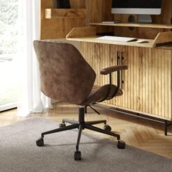 Clement Faux Leather Office Chair -Habitat Store 30886352 alt01