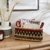 Seagrass Rectangle Storage Basket Red -Habitat Store 30887098