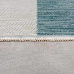 Striped Reversible Indoor Outdoor Blue & Yellow Rug -Habitat Store 30887454 alt03