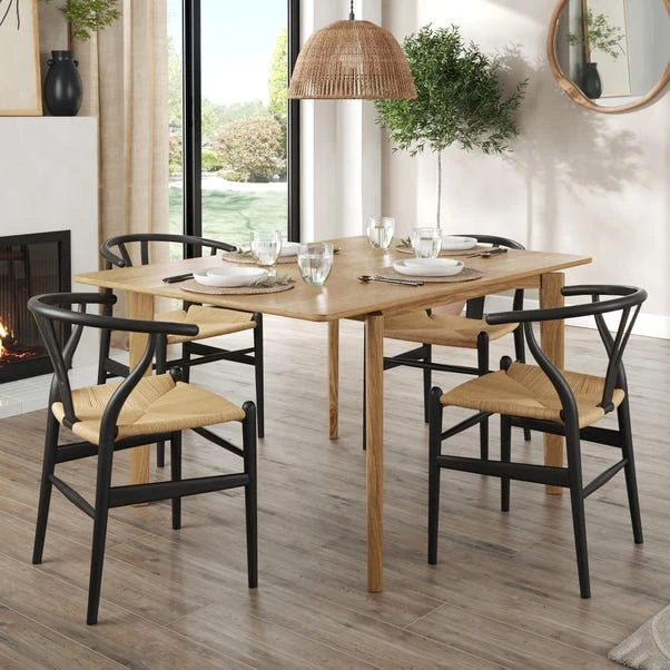 Hudson 2-4 Seater Square Extendable Dining Table, Oak 4 Hudson 2-4 Seater Square Extendable Dining Table, Oak - Image 2