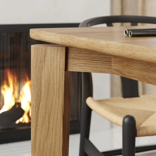 Hudson 2-4 Seater Square Extendable Dining Table, Oak 7 Hudson 2-4 Seater Square Extendable Dining Table, Oak - Image 5