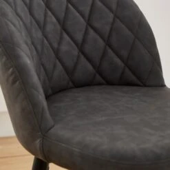 Astrid Bar Stool, Faux Leather -Habitat Store 30888789 alt02