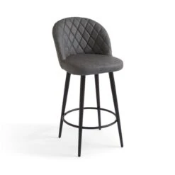 Astrid Bar Stool, Faux Leather -Habitat Store 30888789 alt05