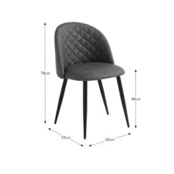 Astrid Dining Chair, Faux Leather -Habitat Store 30888811 alt09