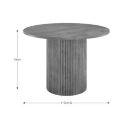 Amari 4 Seater Round Dining Table -Habitat Store 30888826 alt09