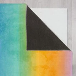 Ombre Vertical Supersoft Faux Fur Rug -Habitat Store 30889277 alt02