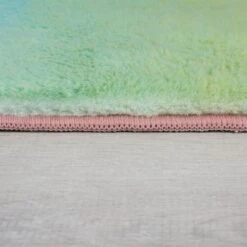 Ombre Vertical Supersoft Faux Fur Rug -Habitat Store 30889277 alt03