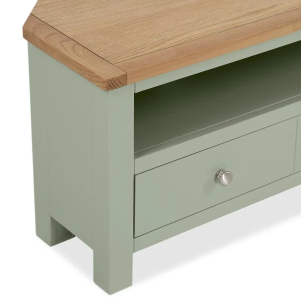 Bromley Corner TV Unit, Oak For TVs Up To 40" 8 Bromley Corner TV Unit, Oak For TVs Up To 40" - Image 6