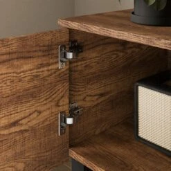 Freddie Extra Wide TV Unit For TVs Up To 70", Rustic Wood Effect 15 Freddie Extra Wide TV Unit For TVs Up To 70", Rustic Wood Effect -Habitat Store 30889704 alt05