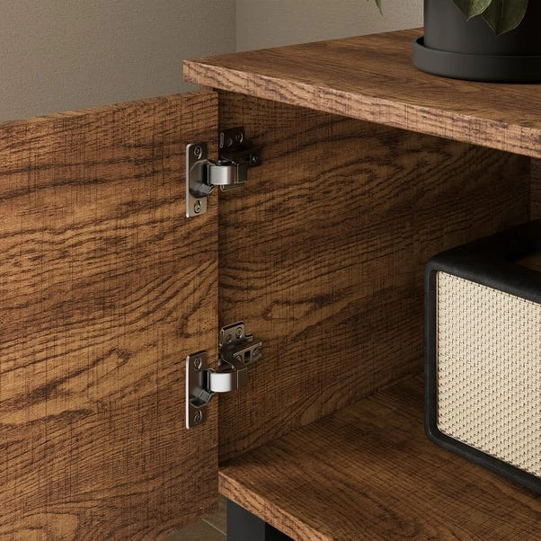 Freddie Extra Wide TV Unit For TVs Up To 70", Rustic Wood Effect 8 Freddie Extra Wide TV Unit For TVs Up To 70", Rustic Wood Effect - Image 6