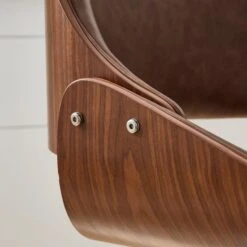 Trento Adjustable Height Bar Stool, Faux Leather -Habitat Store 30889917 alt02