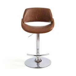 Trento Adjustable Height Bar Stool, Faux Leather -Habitat Store 30889917 alt05