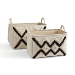 Set Of 2 Berber Storage Baskets -Habitat Store 30890658 alt02