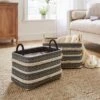 Set Of 2 Tufted Storage Baskets -Habitat Store 30890659