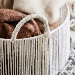 Block Colour Hand Knitted Storage Basket -Habitat Store 30890660 alt01