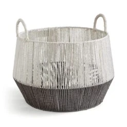 Block Colour Hand Knitted Storage Basket -Habitat Store 30890660 alt02