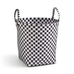 Checkered Plastic Storage Basket -Habitat Store 30890664 alt02