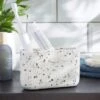 Terrazzo Natural Double Toothbrush Holder 2 Terrazzo Natural Double Toothbrush Holder -Habitat Store 30890720