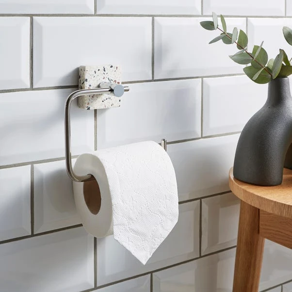 Terrazzo Natural Toilet Roll Holder 3 Terrazzo Natural Toilet Roll Holder