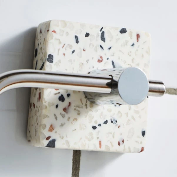 Terrazzo Natural Toilet Roll Holder 4 Terrazzo Natural Toilet Roll Holder - Image 2
