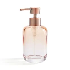 Ombre Apricot Glass Soap Dispenser 8 Ombre Apricot Glass Soap Dispenser -Habitat Store 30890971 alt02