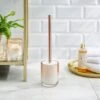 Ombre Apricot Glass Toilet Brush -Habitat Store 30890974