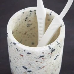 Terrazzo Natural Toothbrush Holder 7 Terrazzo Natural Toothbrush Holder -Habitat Store 30890981 alt01