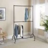 2 Tier Clothes Rail On Wheels 2 2 Tier Clothes Rail On Wheels -Habitat Store 30891229