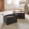 Set Of 2 Felt Fabric Storage Box -Habitat Store 30891248