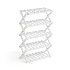 5 Tier Bamboo Shoe Rack -Habitat Store 30891256 alt02