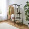Multifunctional Metal Clothes Rail With Shelves -Habitat Store 30891261