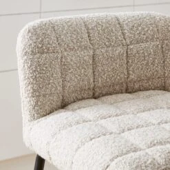 Caden Counter Height Bar Stool, Boucle -Habitat Store 30891265 alt02