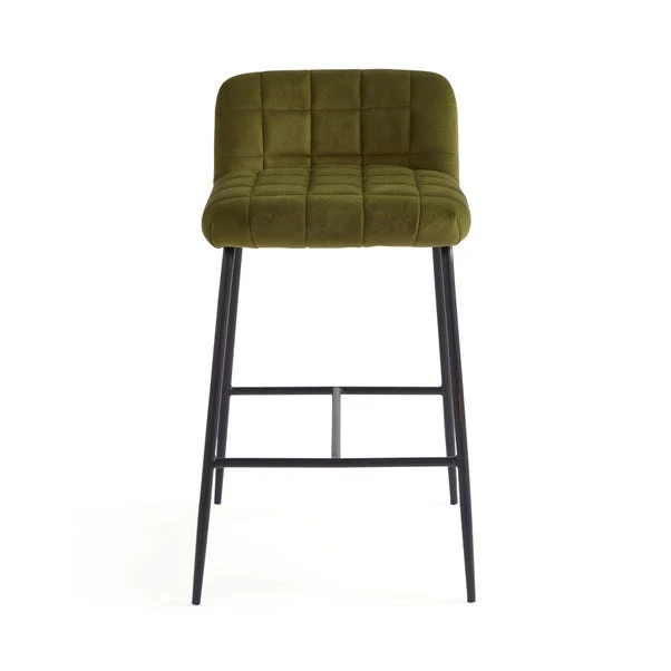 Caden Counter Height Bar Stool, Velvet 7 Caden Counter Height Bar Stool, Velvet - Image 5