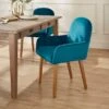 Agnes Carver Dining Chair, Velvet -Habitat Store 30891288