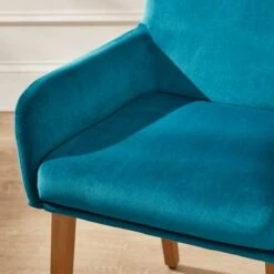 Agnes Carver Dining Chair, Velvet 12 Agnes Carver Dining Chair, Velvet -Habitat Store 30891288 alt03