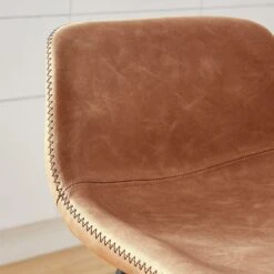 Jayden Counter Height Bar Stool, Faux Leather -Habitat Store 30891311 alt02