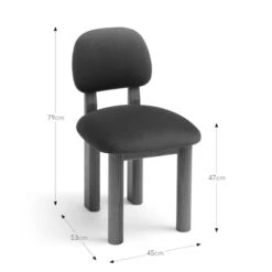 Adelita Dining Chair, Velvet 15 Adelita Dining Chair, Velvet -Habitat Store 30891339 alt09