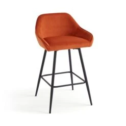 Radleigh Bar Stool, Velvet -Habitat Store 30891415 alt07