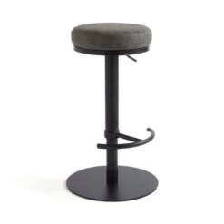 Jesper Adjustable Height Bar Stool, Charcoal Faux Leather 12 Jesper Adjustable Height Bar Stool, Charcoal Faux Leather -Habitat Store 30891491 alt06