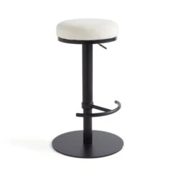 Jesper Adjustable Height Bar Stool, Boucle -Habitat Store 30891492 alt06