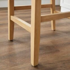 Oakley Counter Height Bar Stool, Grey Fabric -Habitat Store 30891495 alt02