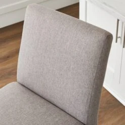 Oakley Counter Height Bar Stool, Grey Fabric -Habitat Store 30891495 alt03