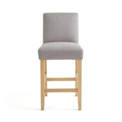 Oakley Counter Height Bar Stool, Grey Fabric -Habitat Store 30891495 alt05