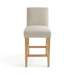Oakley Counter Height Bar Stool, Natural Boucle -Habitat Store 30891496 alt06