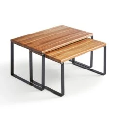 Acacia Black 2 Piece Stackable Storage Rack -Habitat Store 30891735 alt02