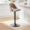 Jonas Adjustable Height Bar Stool, Velvet -Habitat Store 30892019