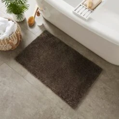 Ultimate 100% Recycled Polyester Anti Bacterial Bath Mat -Habitat Store 30892309